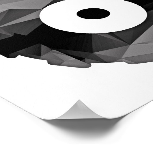 Polygon Mosaik Green & Yellow Traktor Poster (Ecke)