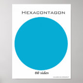 Polygon-Poster Poster (Vorne)