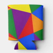 Polygon-Regenbogenmuster Dosenkühler (Rückseite)