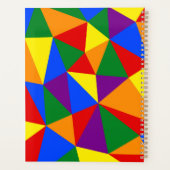 Polygon-Regenbogenmuster Planer (Rückseite)