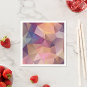 Polygon rosa lila gelber Hintergrund . Serviette (Beispiel)