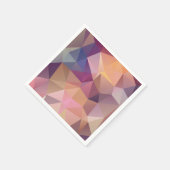 Polygon rosa lila gelber Hintergrund . Serviette (Ecke)