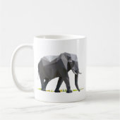 polygon triangle graphic art elephant kaffeetasse (Links)