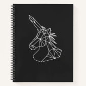 Polygon Unicorn Notizblock (Vorderseite)