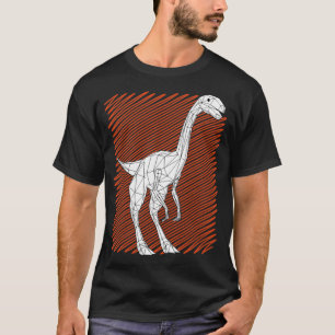 Polygonal Allosaurus lover Dinosaurier art T-Shirt