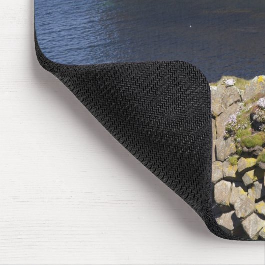 Polygonal basalt, Staffa, vor der Insel Mull, Mousepad (Ecke)