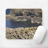 Polygonal basalt, Staffa, vor der Insel Mull, Mousepad (Mit Mouse)