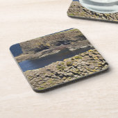 Polygonal basalt, Staffa, vor der Insel Mull, Untersetzer (Linke Seite)