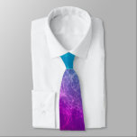Polygonal Lila & Blue Ombre Krawatte<br><div class="desc">Cool,  modern lila und blau Ober</div>