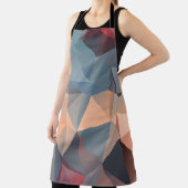 Polygonal Mosaik: kreative geometrische Eleganz. Schürze (InSitu)