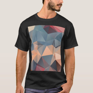 Polygonal Mosaik: kreative geometrische Eleganz. T-Shirt