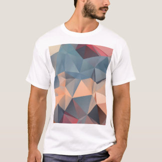 Polygonal Mosaik: kreative geometrische Eleganz. T-Shirt