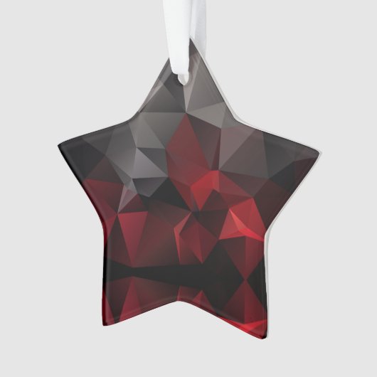 Polygonal , schwarz und rot ornament (Vorderseite)