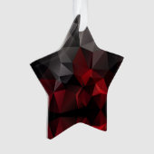 Polygonal , schwarz und rot ornament (Vorderseite)