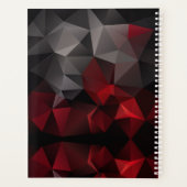 Polygonal , schwarz und rot planer (Rückseite)