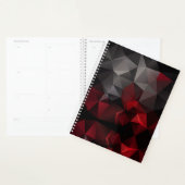 Polygonal , schwarz und rot planer (Anzeige)