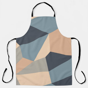 Polygonal variegated seamless pattern. multi-color schürze