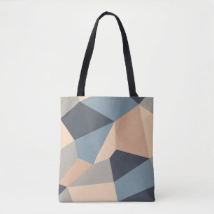 Polygonal variegated seamless pattern. multi-color tasche