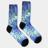 Polygonale geometrische Konstruktion Socken (Rechts)