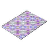 Polygonale geometrische violette lila Pixel squ Notizblock (Linke Seite)