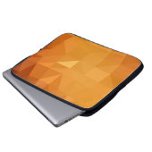 Polygonale, hellorange, bestehend aus laptopschutzhülle (Vorne Knopf)