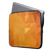 Polygonale, hellorange, bestehend aus laptopschutzhülle (Vorderseite Links)