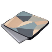 Polygonale, nahtlose Muster, mehrfarbig Laptopschutzhülle (Vorne Knopf)
