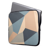 Polygonale, nahtlose Muster, mehrfarbig Laptopschutzhülle (Vorderseite Links)