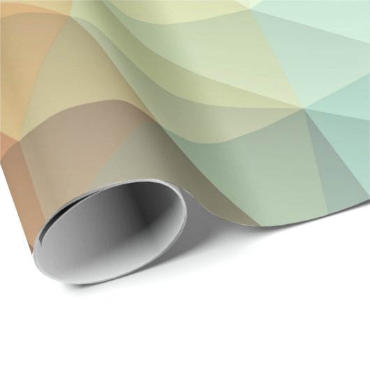 Polygonaler Musterentwurf auf Packpapier (Rolleneckpunkt)