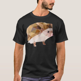 Polygonaler Niedlicher Igel Furzepig Hedgewine Pet T-Shirt