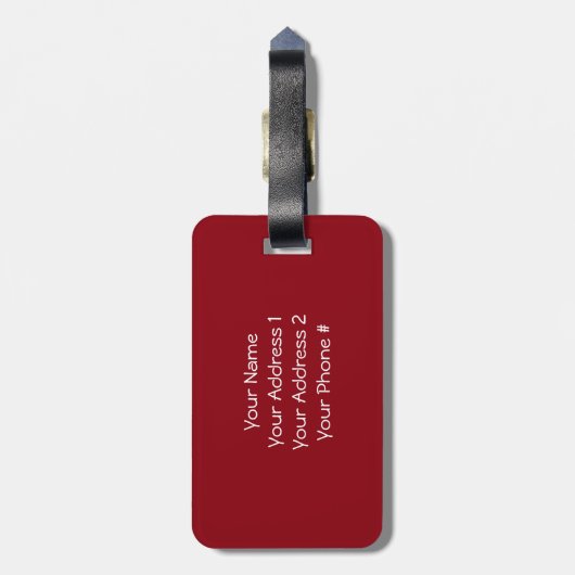 Polygonaler Waschbär Gepäckanhänger (Rückseite vertikal)