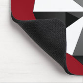 Polygonaler Waschbär Mousepad (Ecke)