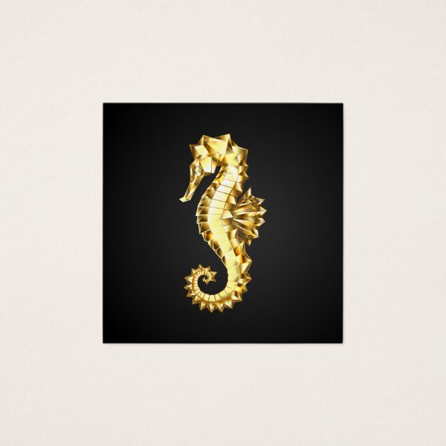 Polygonales Gold-Seepferd (Vorderseite)