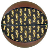Polygonales Gold-Seepferd Basketball (Vorderseite)