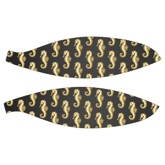 Polygonales Gold-Seepferd Basketball (Panele)