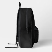Polygonales Gold-Seepferd Bedruckter Rucksack (Links)