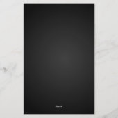 Polygonales Gold-Seepferd Briefpapier (Rückseite)