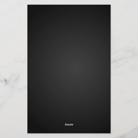 Polygonales Gold-Seepferd Briefpapier (Rückseite)