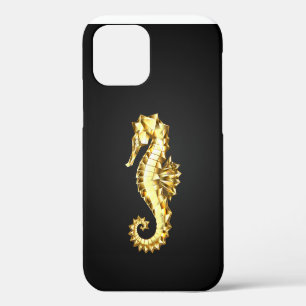 Polygonales Gold-Seepferd Case-Mate iPhone Hülle