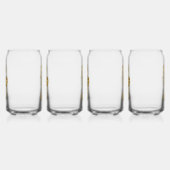 Polygonales Gold-Seepferd Dosenglas (Rechts)