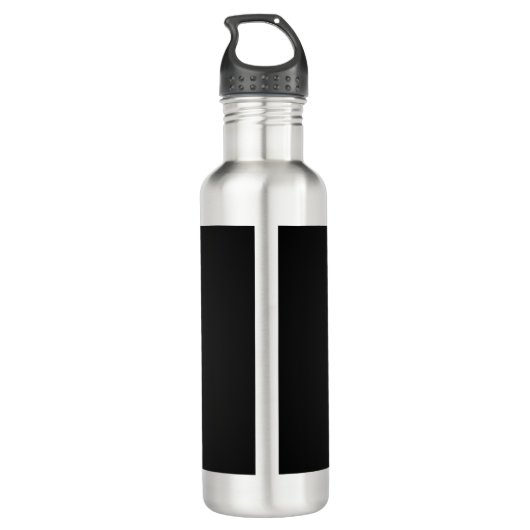 Polygonales Gold-Seepferd Edelstahlflasche (Rückseite)