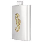 Polygonales Gold-Seepferd Flachmann (Links)