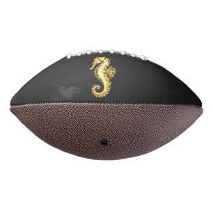 Polygonales Gold-Seepferd Football