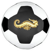 Polygonales Gold-Seepferd Fußball (Gedreht)