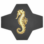 Polygonales Gold-Seepferd Fußball (Flach)