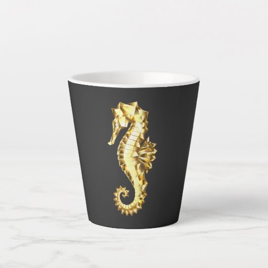 Polygonales Gold-Seepferd Milchtasse (Vorderseite)