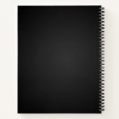 Polygonales Gold-Seepferd Notizblock (Rückseite)