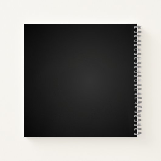 Polygonales Gold-Seepferd Notizblock (Rückseite)