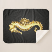 Polygonales Gold-Seepferd Sherpadecke (Vorderseite (Horizontal))