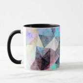 Polygonales Marmormuster Tasse (Links)